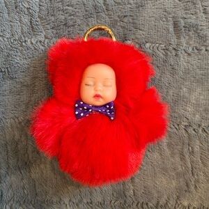 🍭 3/$15 🌟Cute baby plush keychain